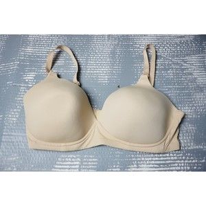 Motherhood Nursing Bra women 38DD beige no wire comfort adjustable thick strap